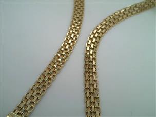 Gold Chain Choker 14K Yellow Gold / 13.5 - 15.5